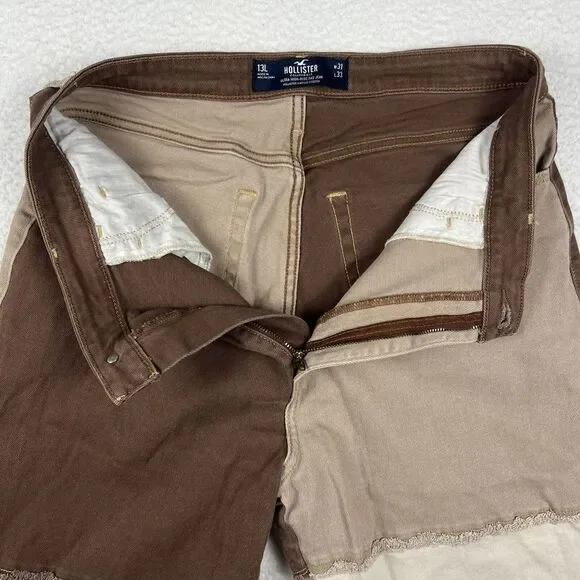 Hollister Jeans Womens Sz 31 Ultra High-Rise Dad Jean Patchwork Vintage‎ 90s Y2K - Picture 6 of 15